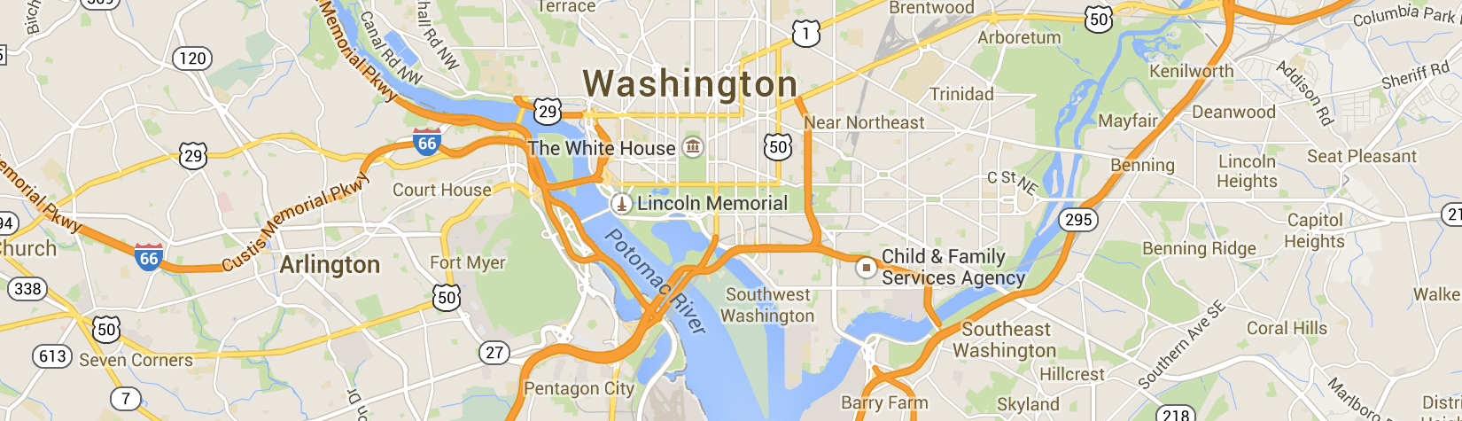 Washington DC - Google Maps