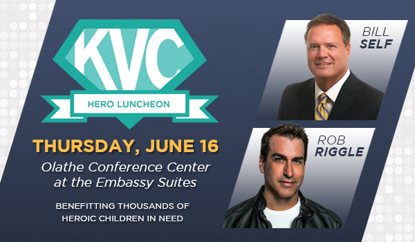 Coach Bill Self and Rob Riggle Headline the Fifth Annual KVC Hero Luncheon