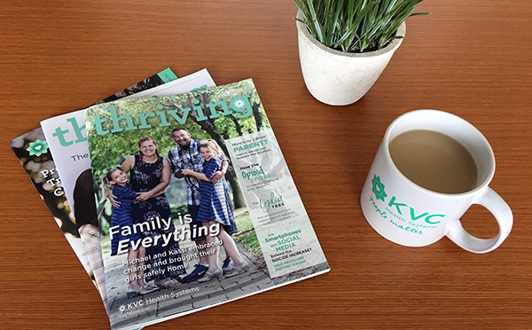 kvc health systems releases new thriving magazine Thriving magazine KVC Health Systems fall winter 2017 child welfare behavioral healthcare foster care adoption mental health kansas city
