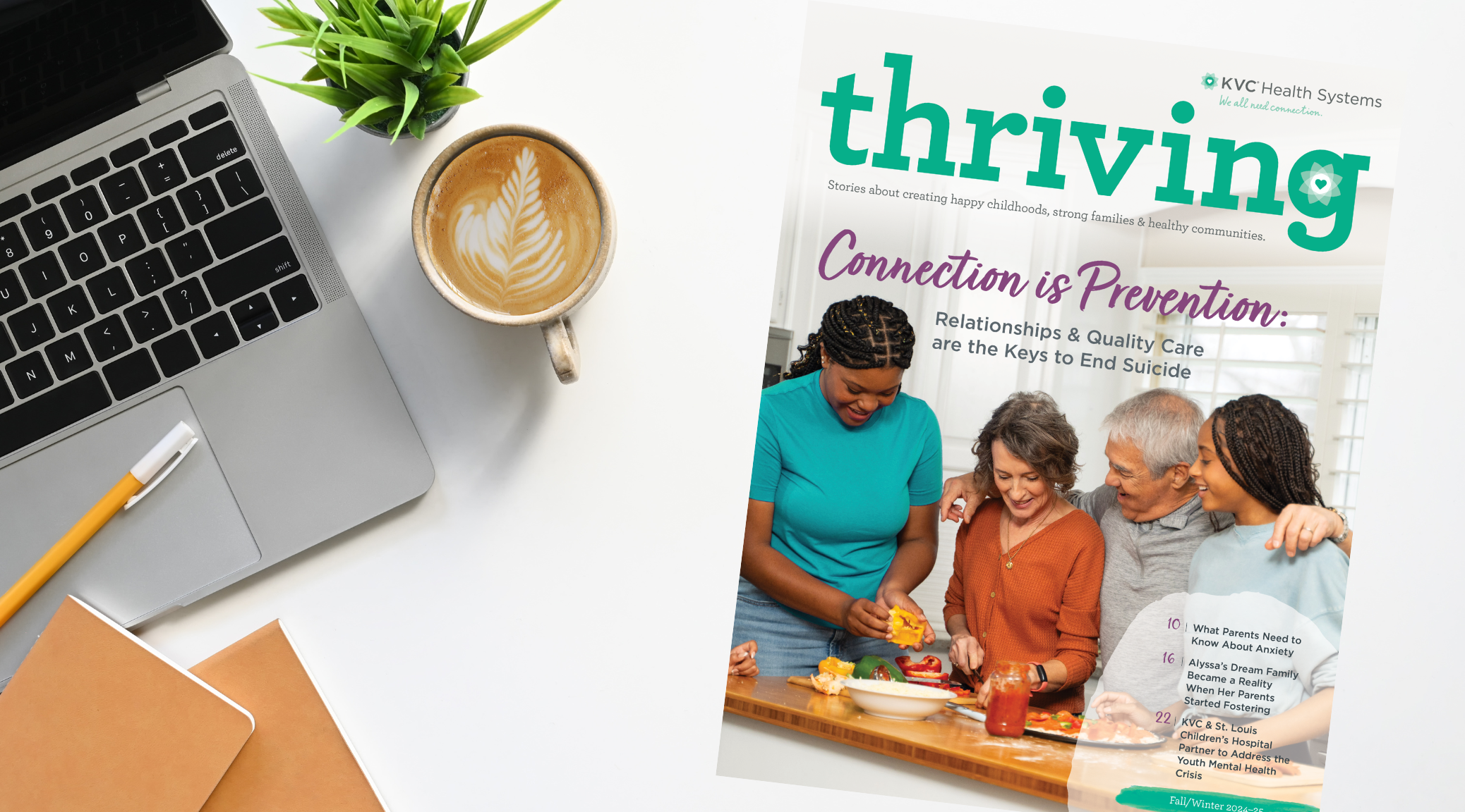 Cover of Fall 2024/Winter 2025 issue of Thriving