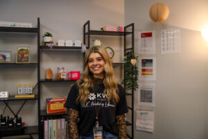 KVC teacher in classroom 