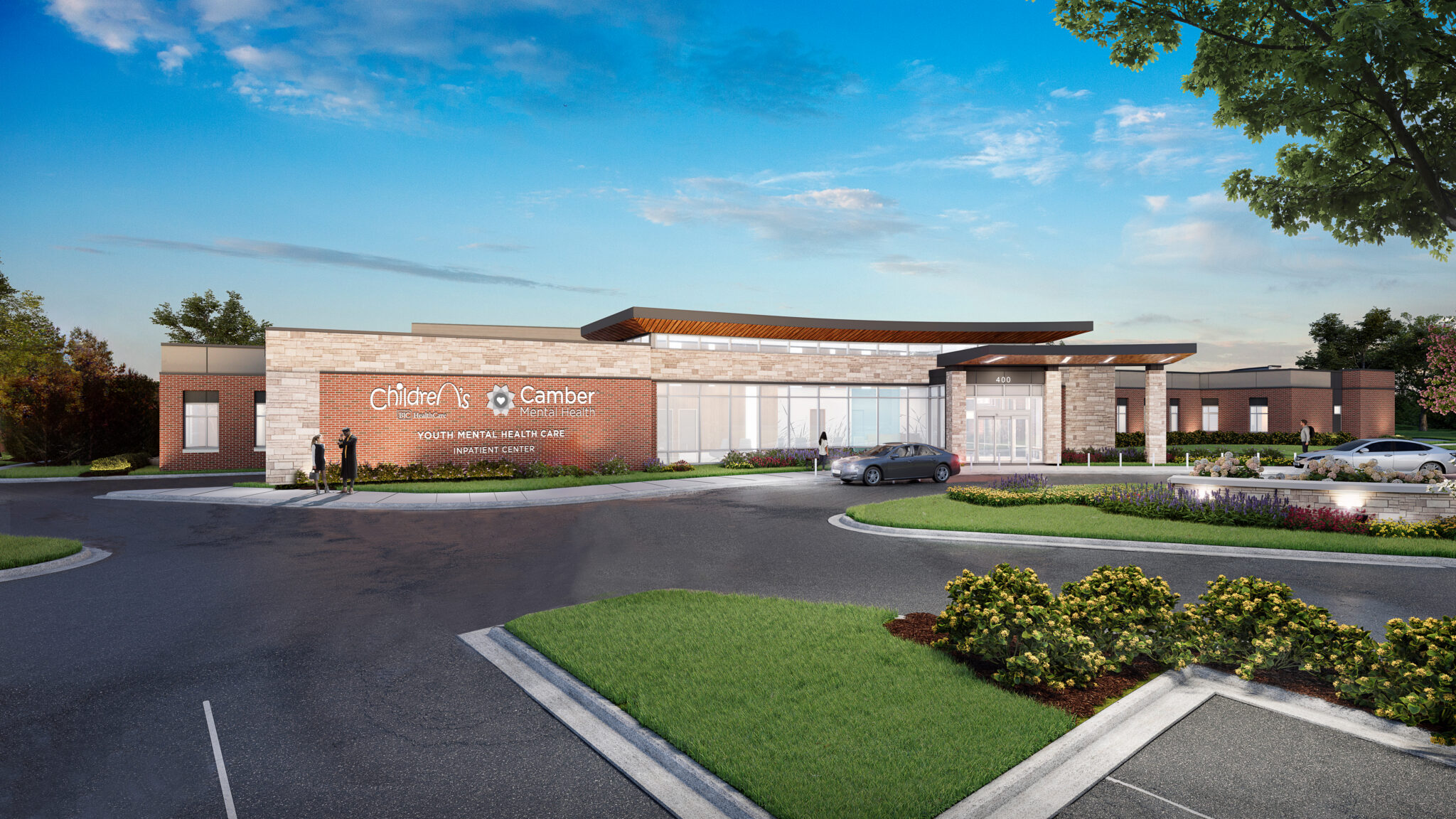 A building rendering of St. Louis Children's and Camber Mental Health