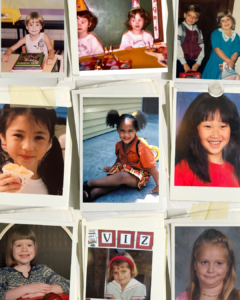 Back to school photos of KVC team members 